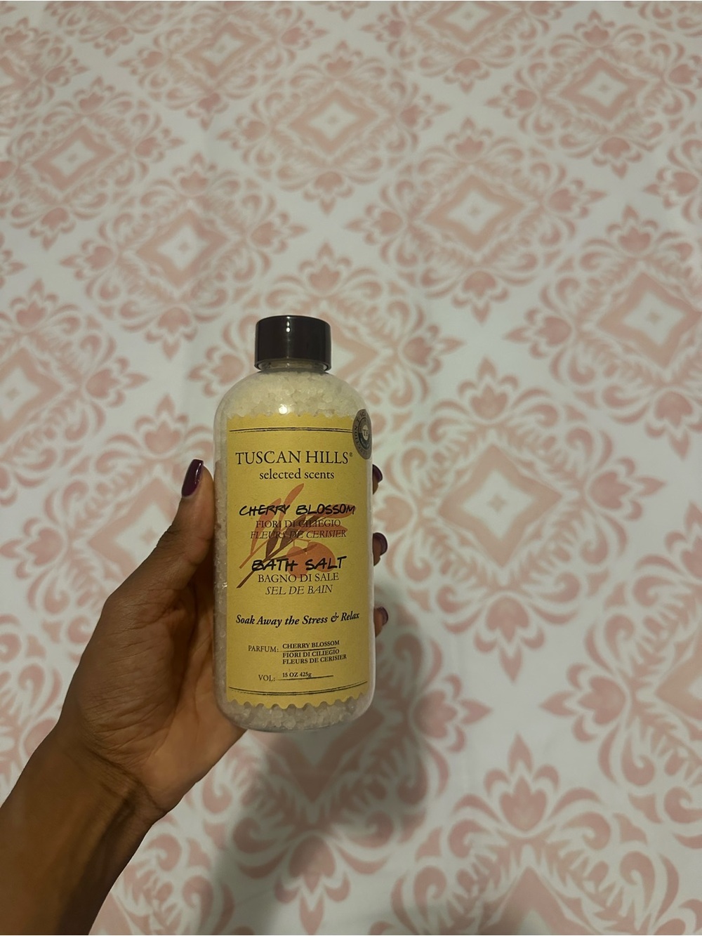 Cherry Blossom Bath Salt - Pink